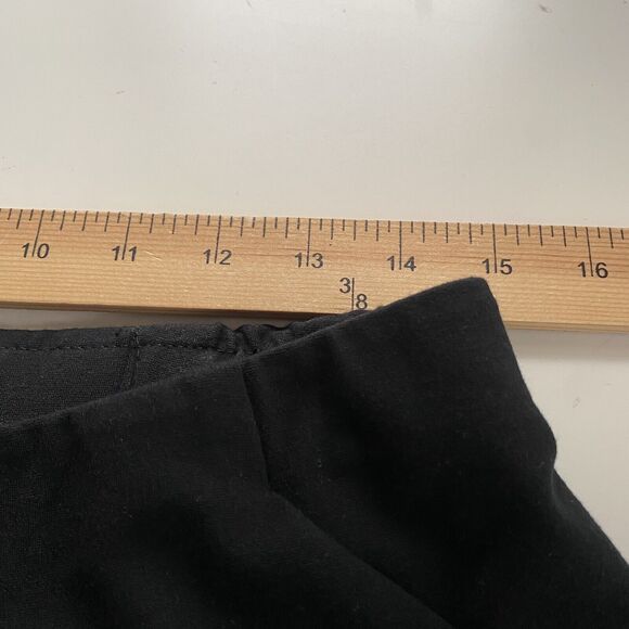 J Jill Ponte Pants Size Medium Black Slim Leg Ankle Stretch Minimalist - Picture 3 of 8